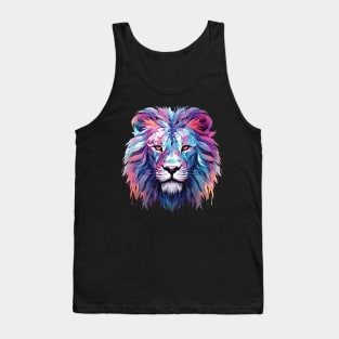 Holographic Lion - modern style gift Tank Top